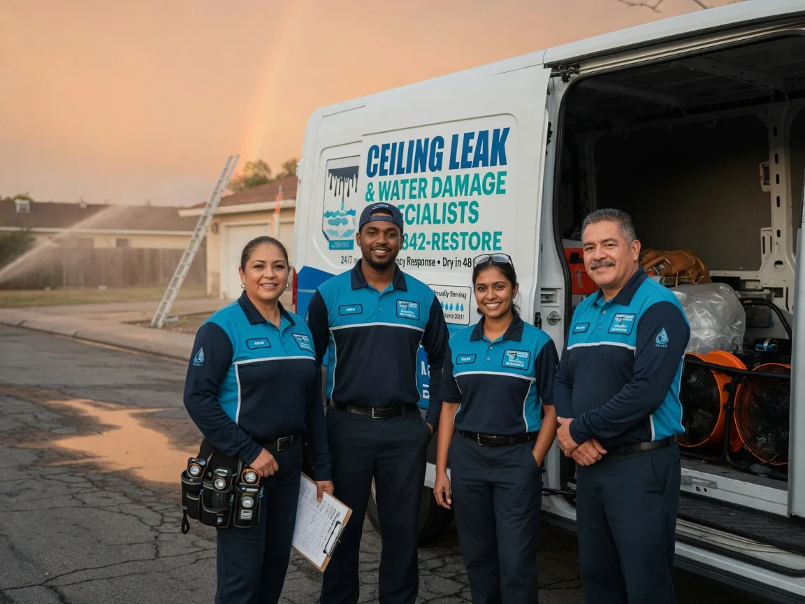 Ceiling Leak Cleanup company in South Strafford, VT